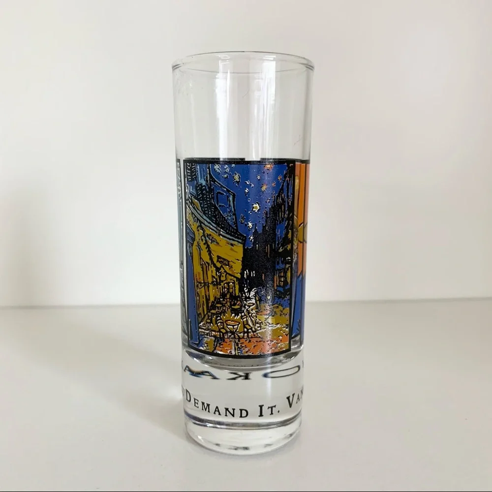 NWOT Van Gogh vodka shot glass
